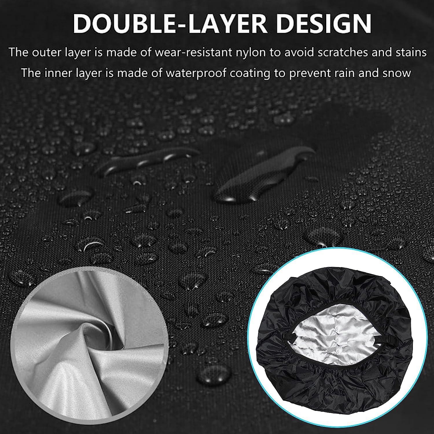 Waterproof Rucksack Covers with Reflectors Travel Accessories for Outdoor Bicycling Hiking Camping Traveling Pack Cover 30-60L Waterproof Rucksack Covers with Reflectors Travel Accessories for Outdoor Bicycling Hiking Camping Traveling Pack Cover 30-60L